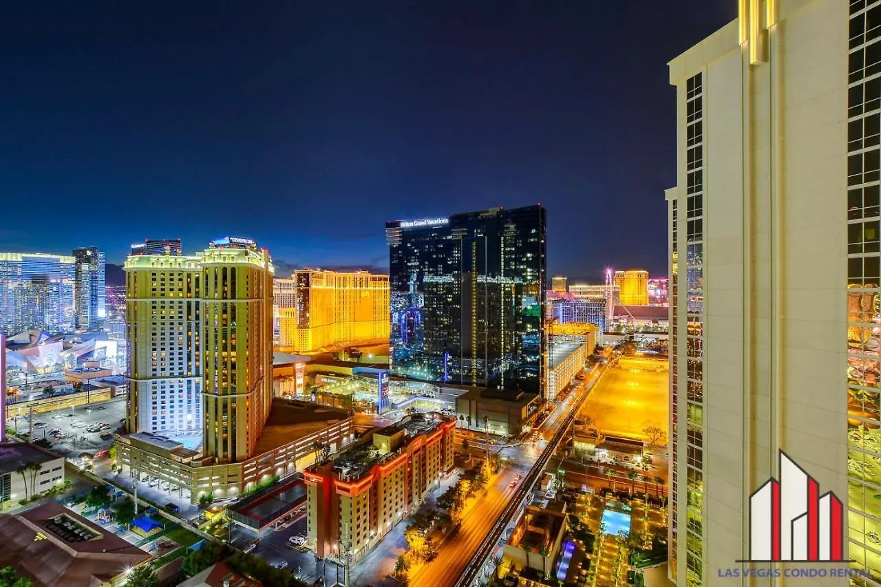 Mgm Signature-29-607 F1 Track & Strip View Balcony لاس فيغاس بيت للعطل
